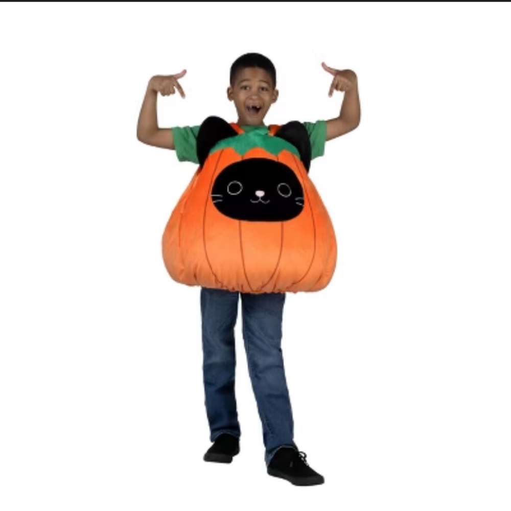 Squishmallows Kids Calio the Cat Halloween Costume.